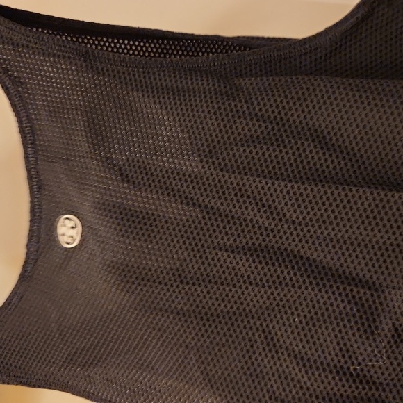 NWT Tory Burch Tory Sport Reflective Stripe Mesh Tank in XL Sport Black - Picture 11 of 15